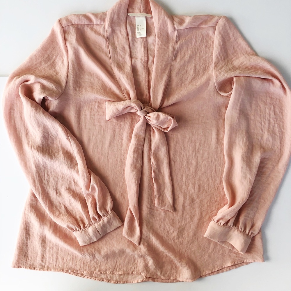 Pale pink blouse